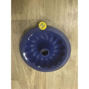 Smartware Silicone Bundt Blue Bakeware Cake Pans Kitchen